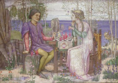 The Chess Game by Edward Reginald Frampton